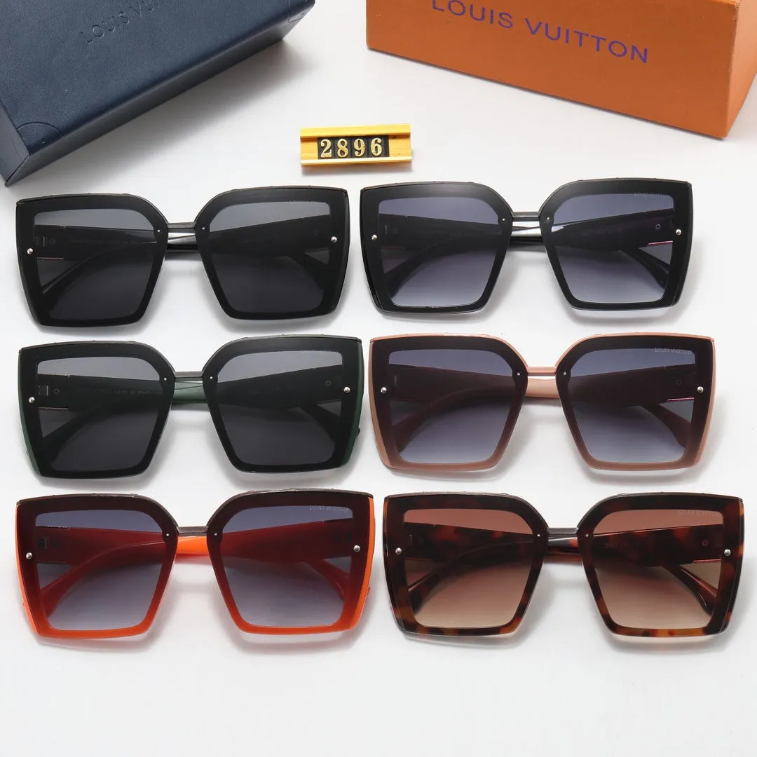 6 colors fashion simple four-leaf clover mirror legs polarized sunglasses