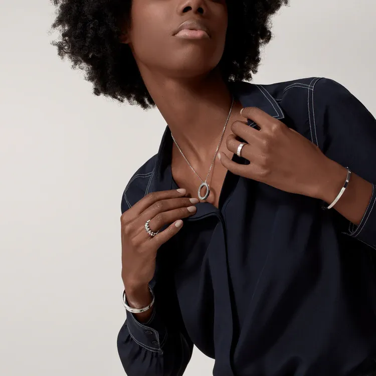 LOVE BRACELET, DIAMOND-PAVED, CERAMIC