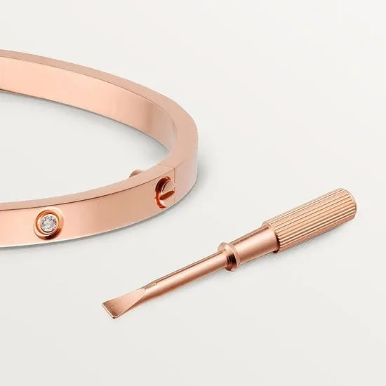 car The London Love Bracelet With 8 Diamonds Small Model-4mm Width