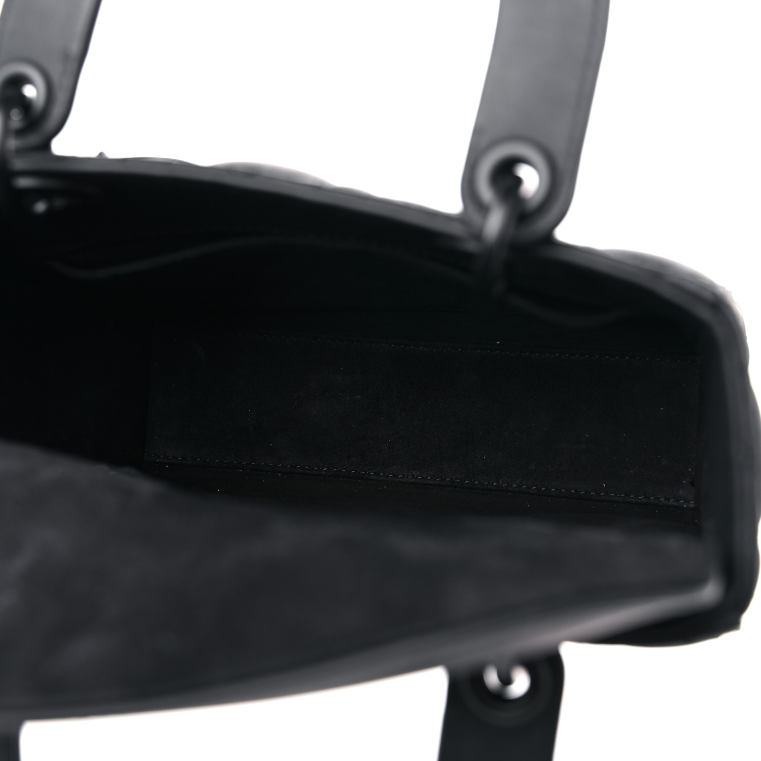 Ultra Matte Calfskin Cannage Small My ABCDior Lady Dior Black