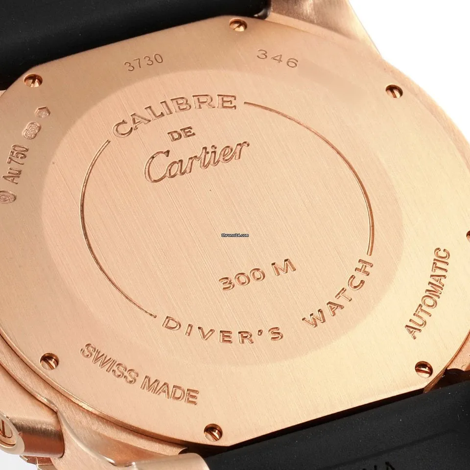 Calibre Rose Gold Black 42mm