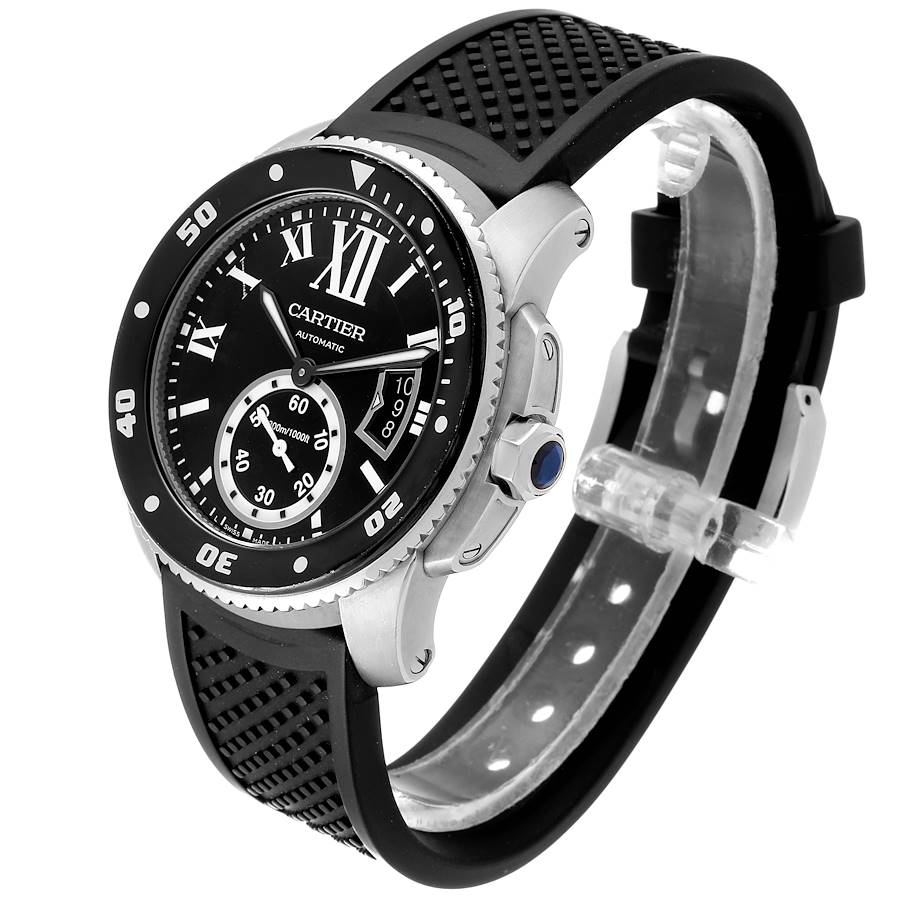 Calibre Diver Black Rubber 42mm