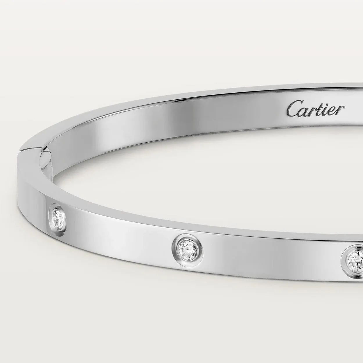 car The London Love Bracelet With 8 Diamonds Small Model-4mm Width