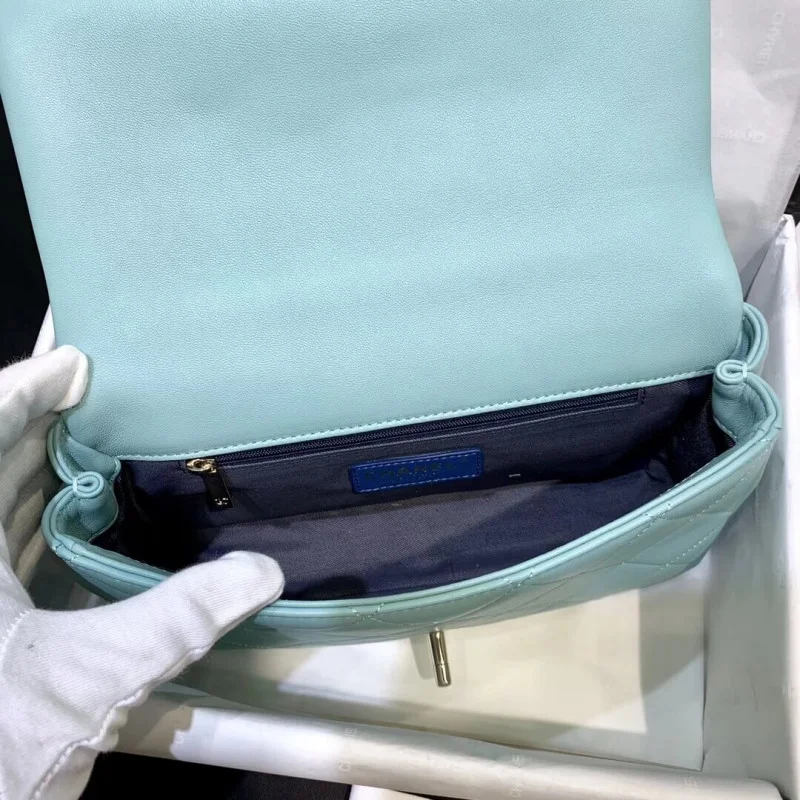 Chanel Flap Bag With Large Bi-Color Chain As1353