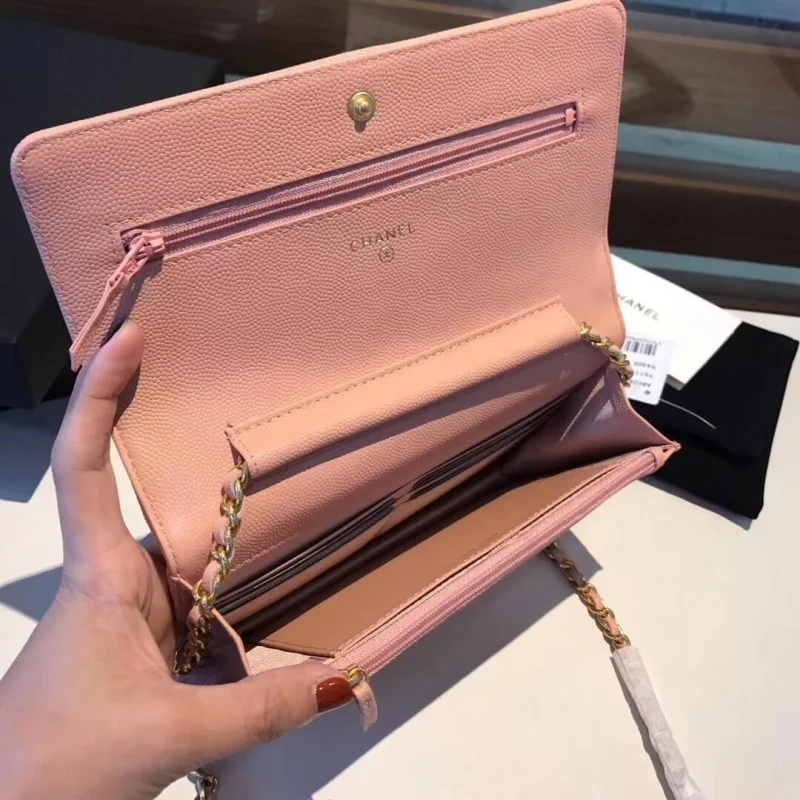 Chanel Quilted Caviar Leboy W-Chain Bag 80287