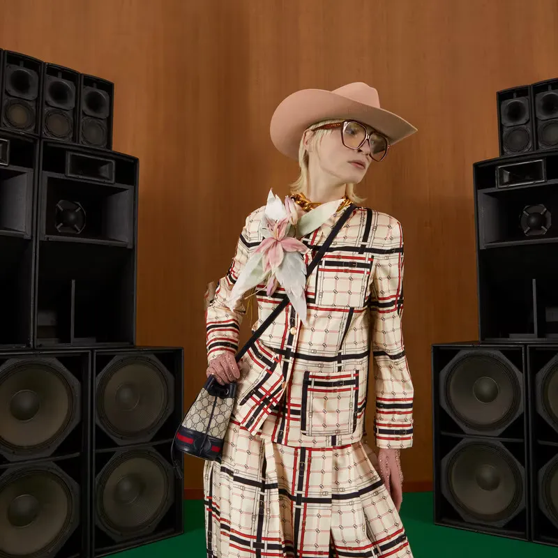 Ophidia mini G bucket bag