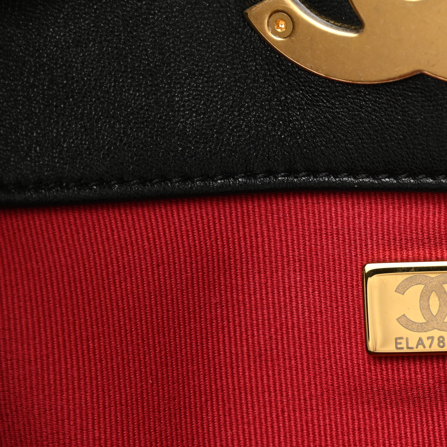 Lambskin Quilted Chanel 19 Shopping Bag Black