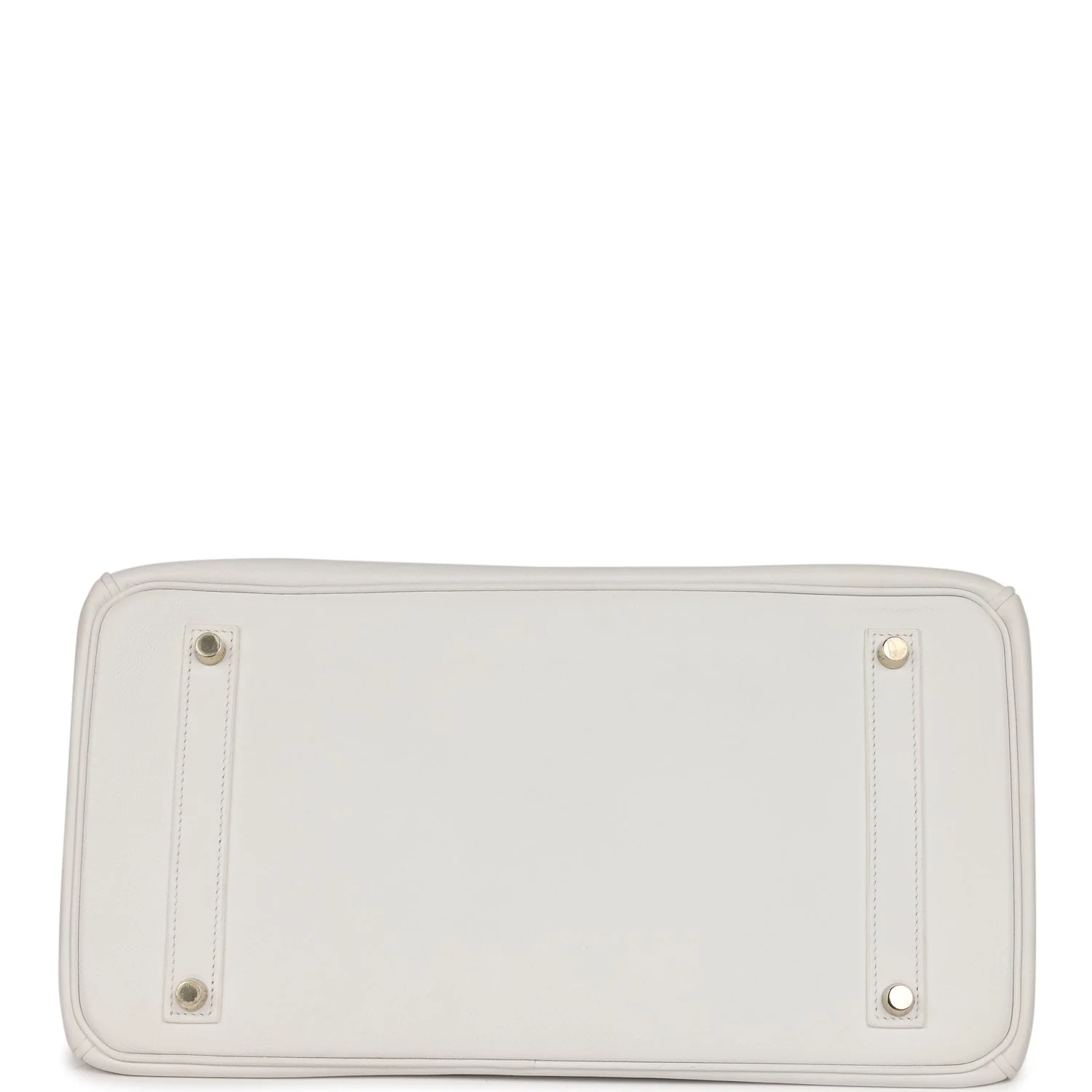 Pre-owned Hermes Birkin 35 White Epsom Gold Hardware