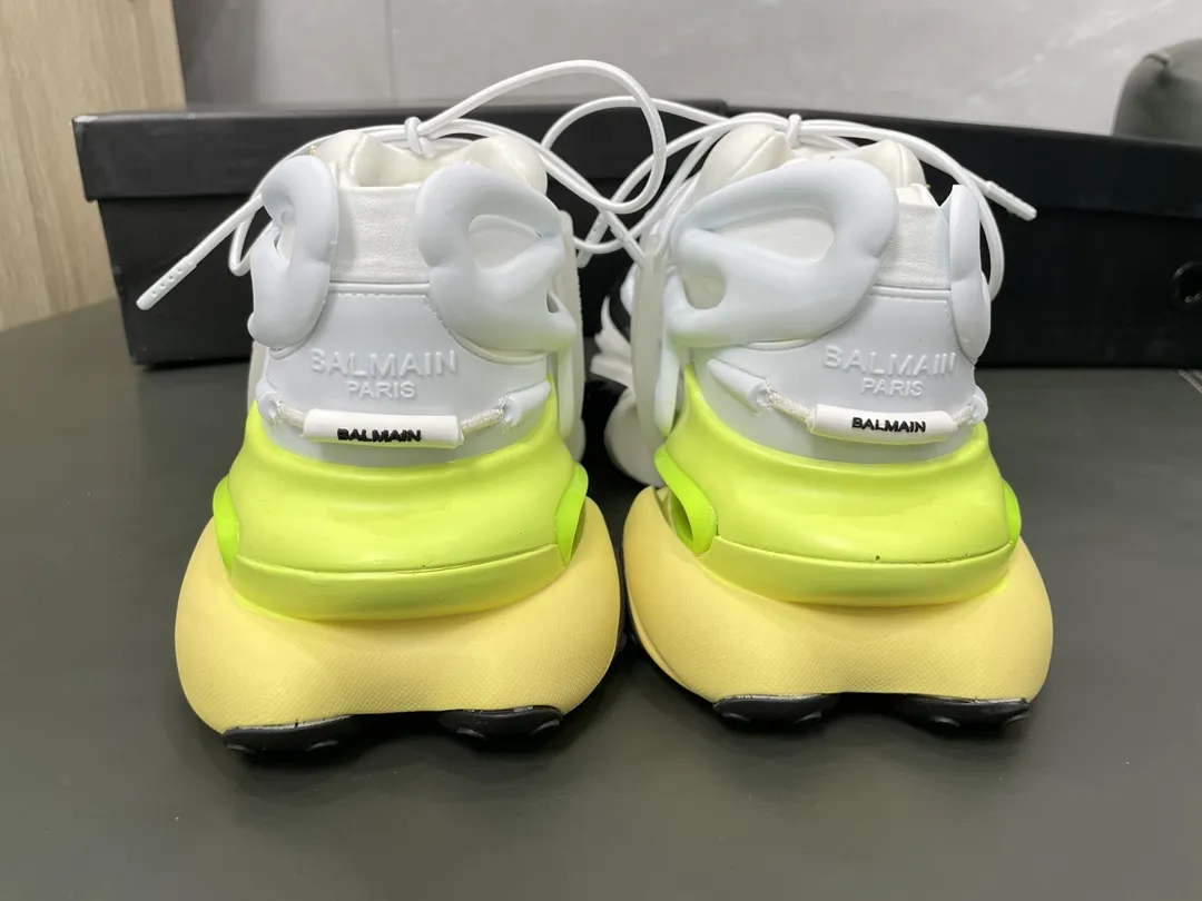 Bam man and women shoes heels 8cm white green