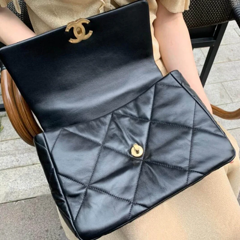 Chanel 19 Large Lambskin Flap Bag As1161