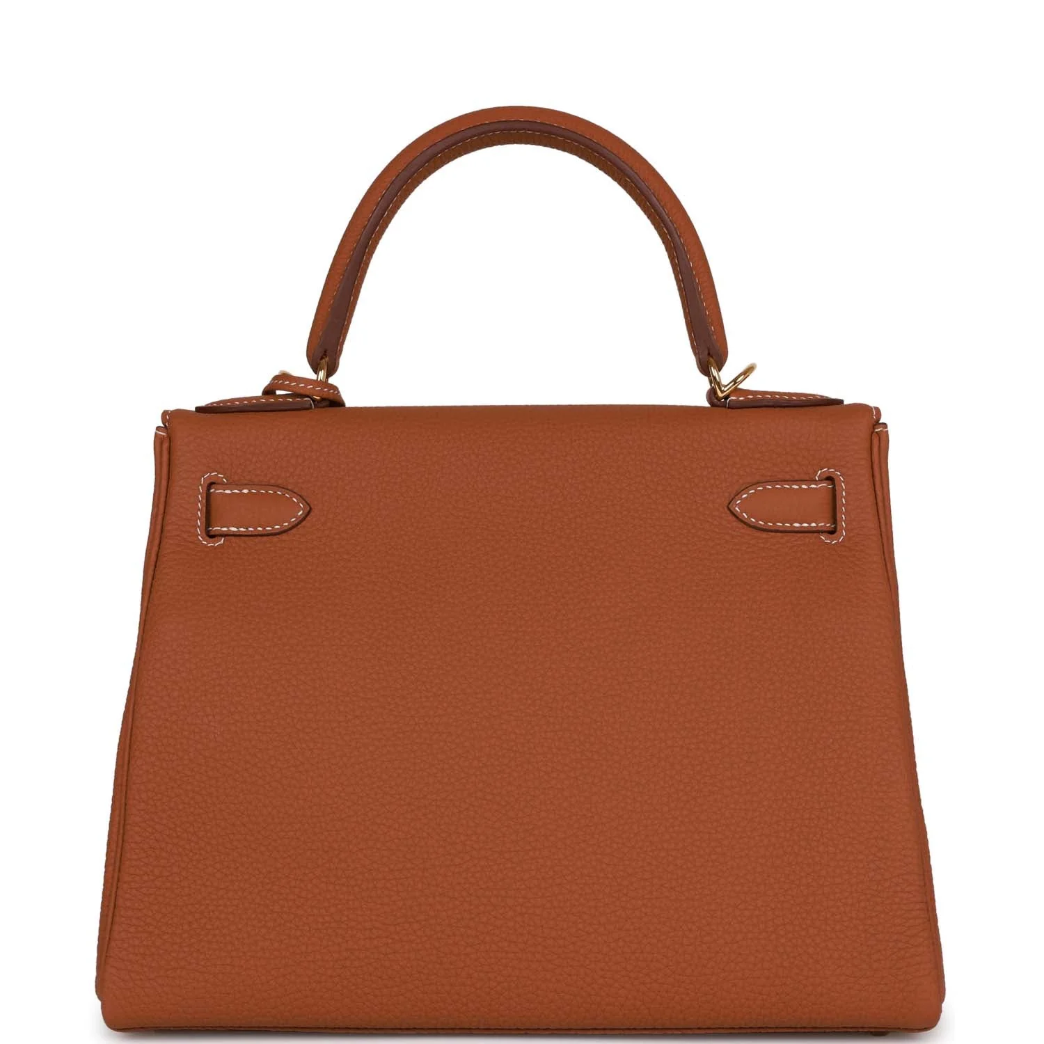 Pre-owned Hermes Kelly Retourne 28 Gold Togo Gold Hardware