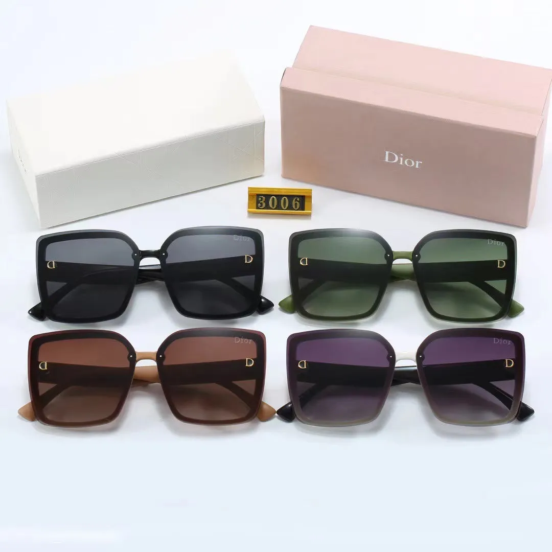 4-color fashionable CD letter sunglasses