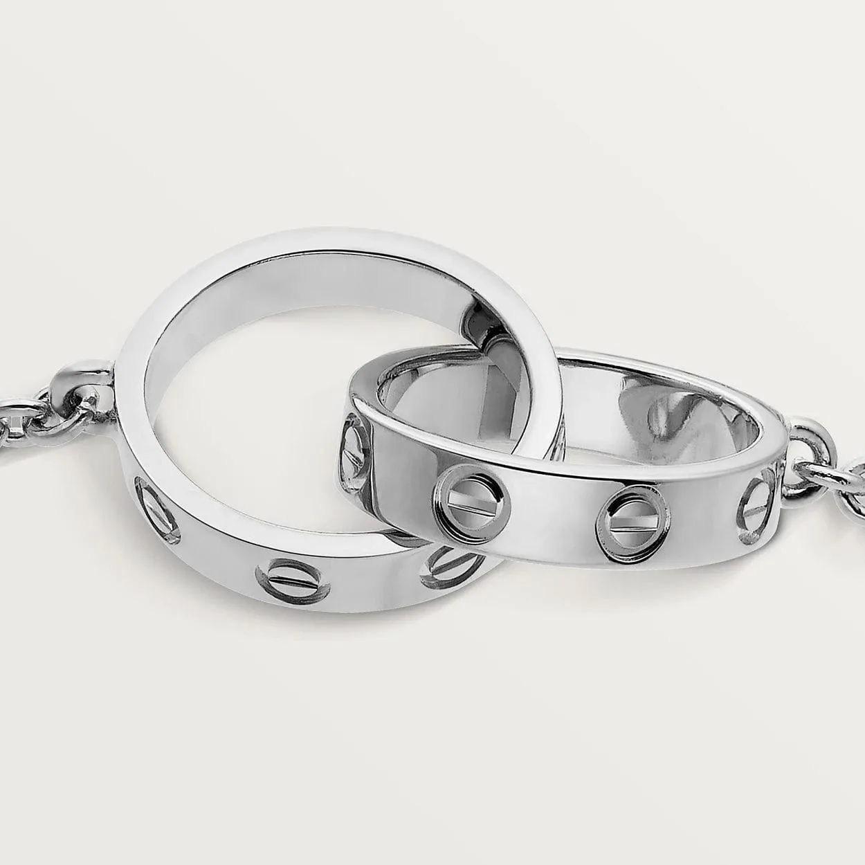 car Love Bracelet Interlocking Circles Bracelet
