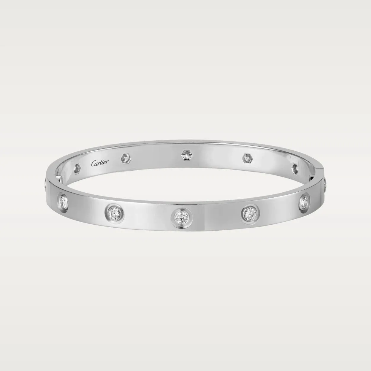 car The London Love Bracelet With Diamond Big Model-6mm Width