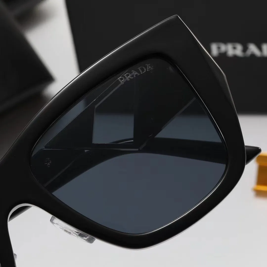 6-color fashion PA letter triangle hollow print sunglasses