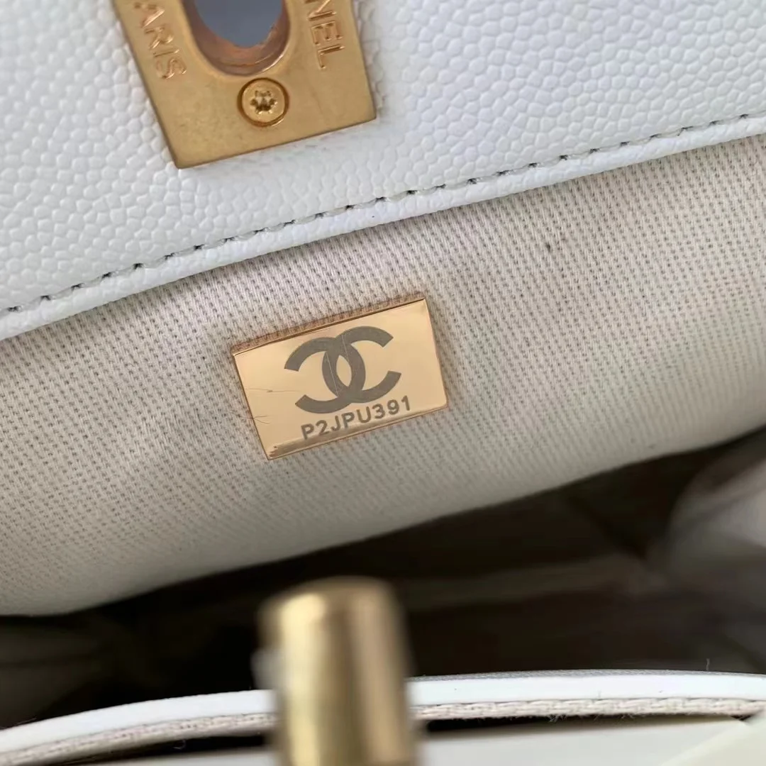 Chanel Small Shopping Bag White For Women, Women’s Bags 9in/23cm