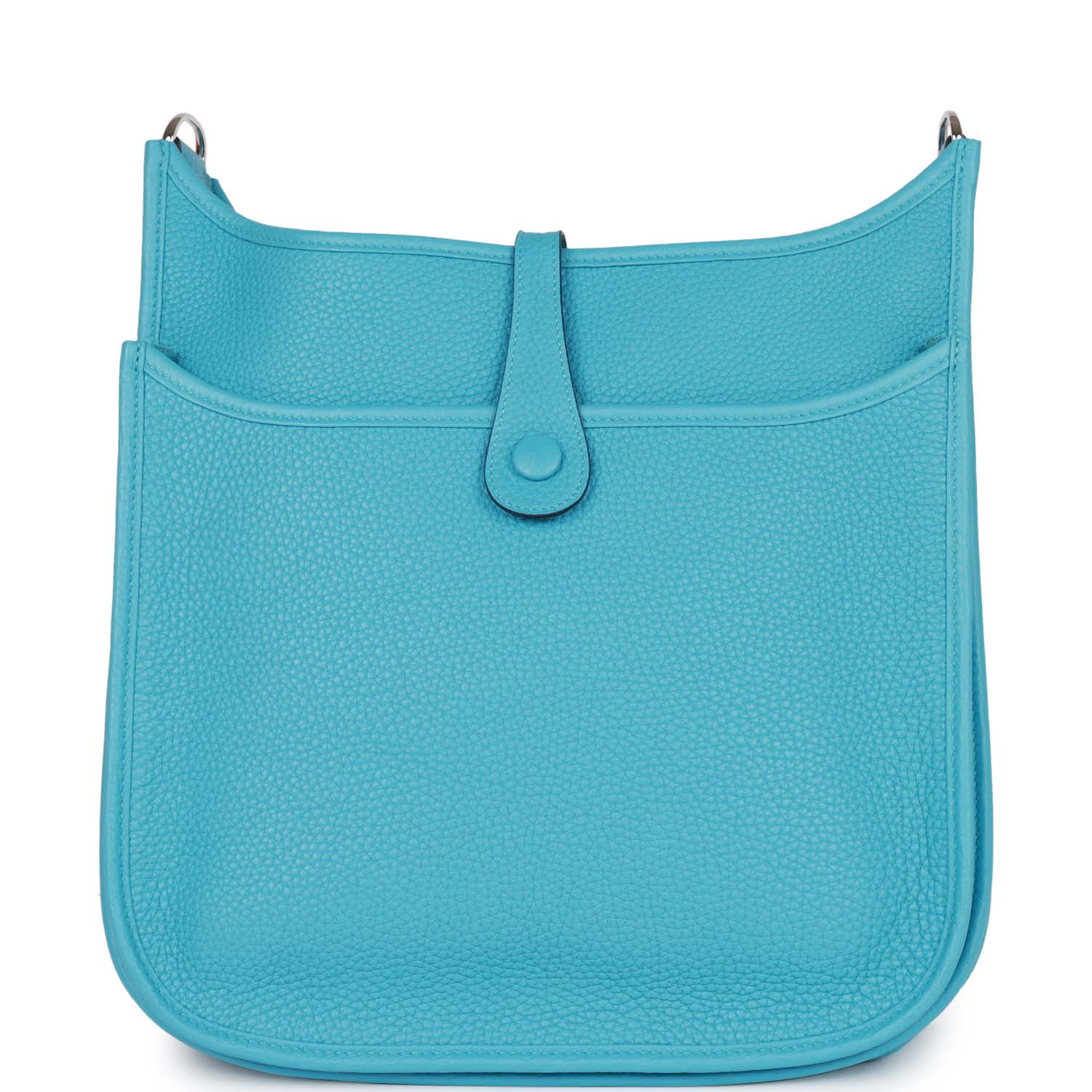 Hermes Evelyne III PM Bleu du Nord Clemence Palladium Hardware