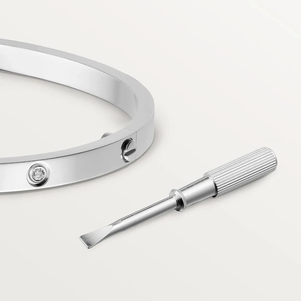 car The London Love Bracelet With 8 Diamonds Small Model-4mm Width