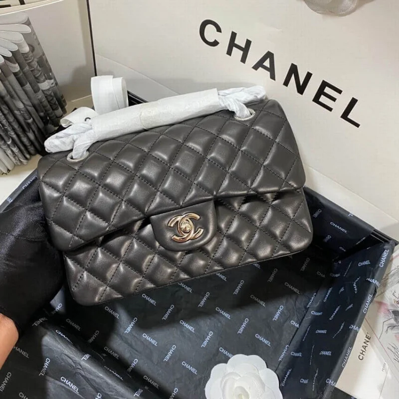 Chanel Small Class-Double Flap Bag A01113 In Lambskin