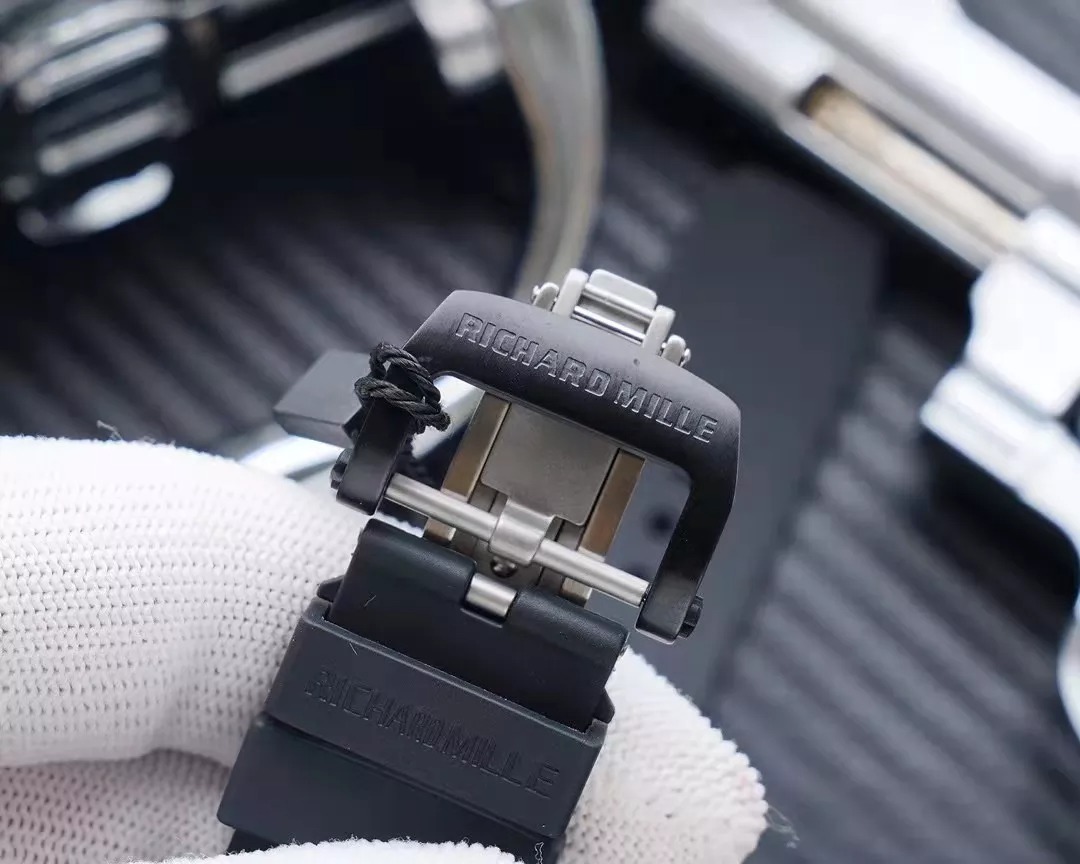 RM 35-02 Blue Dial Black Bezel Black Rubber Strap RUML3