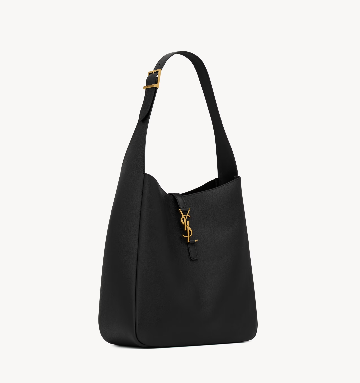 LE 5 À 7 supple LARGE in grained leather