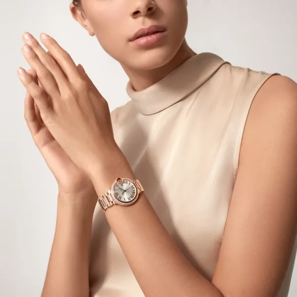 BALLON BLEU Diamond Rose Gold 33mm