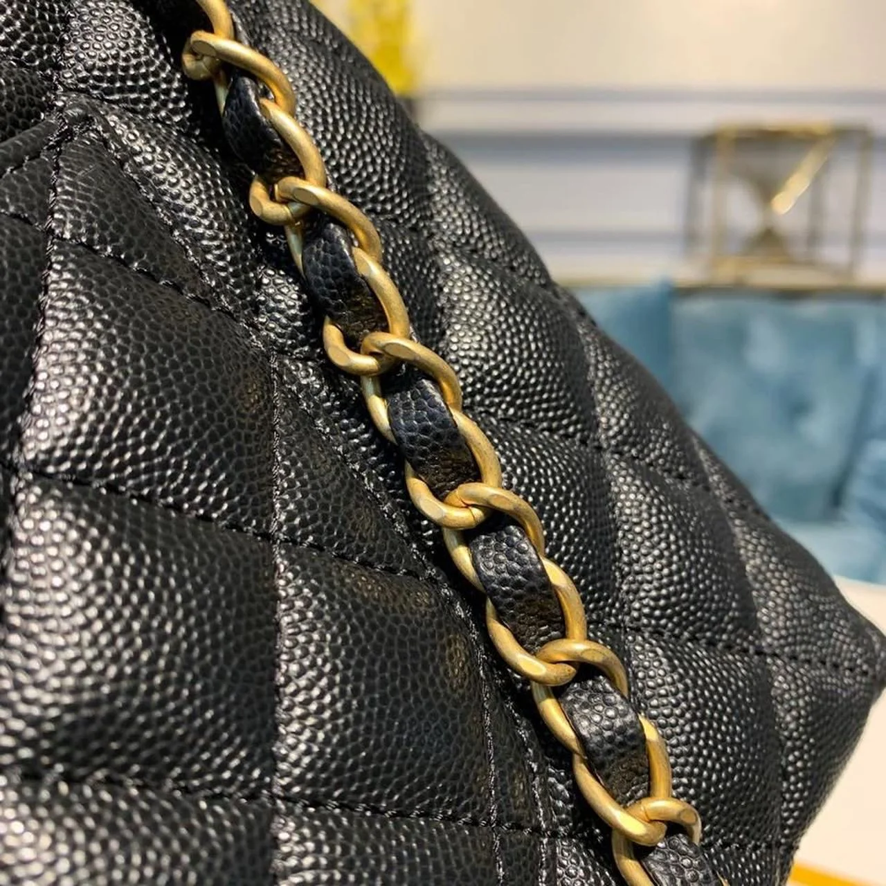 Chanel Large Flap Bag With Top Handle Black For Women, Womens Handbags, Shoulder And Crossbody Bags 11in/28cm A92991