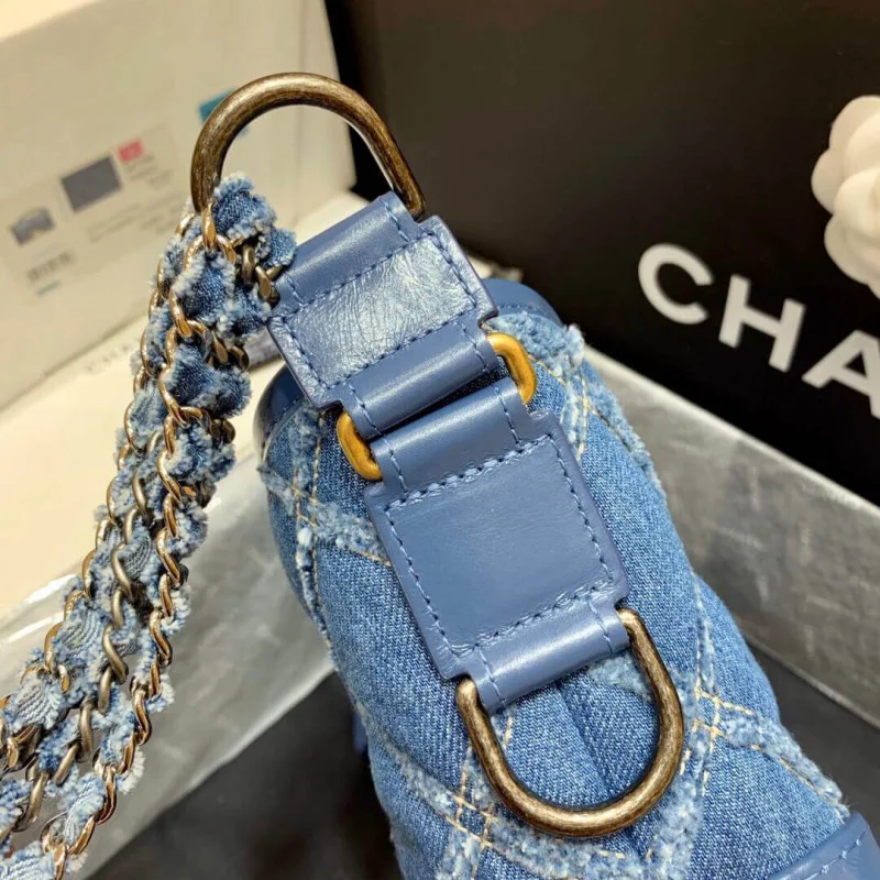 Chanel Gabrielle Small Hobo Bag Denim Calfskin A91810