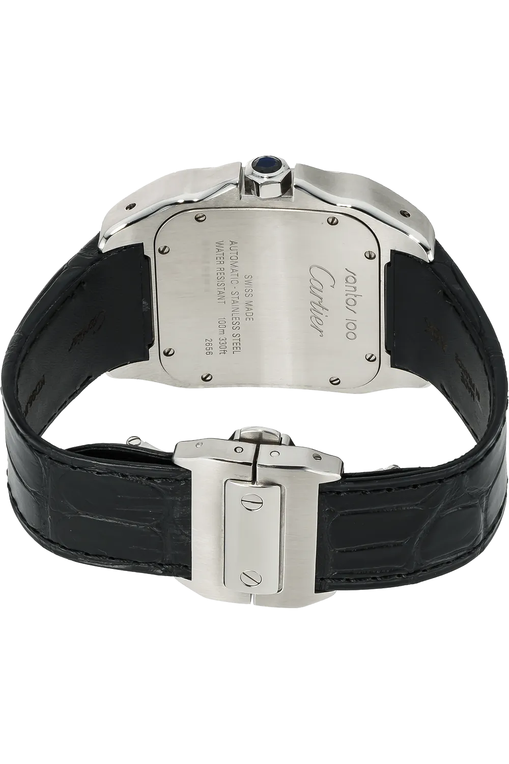 SANTOS 100 Silver Gray 38mm