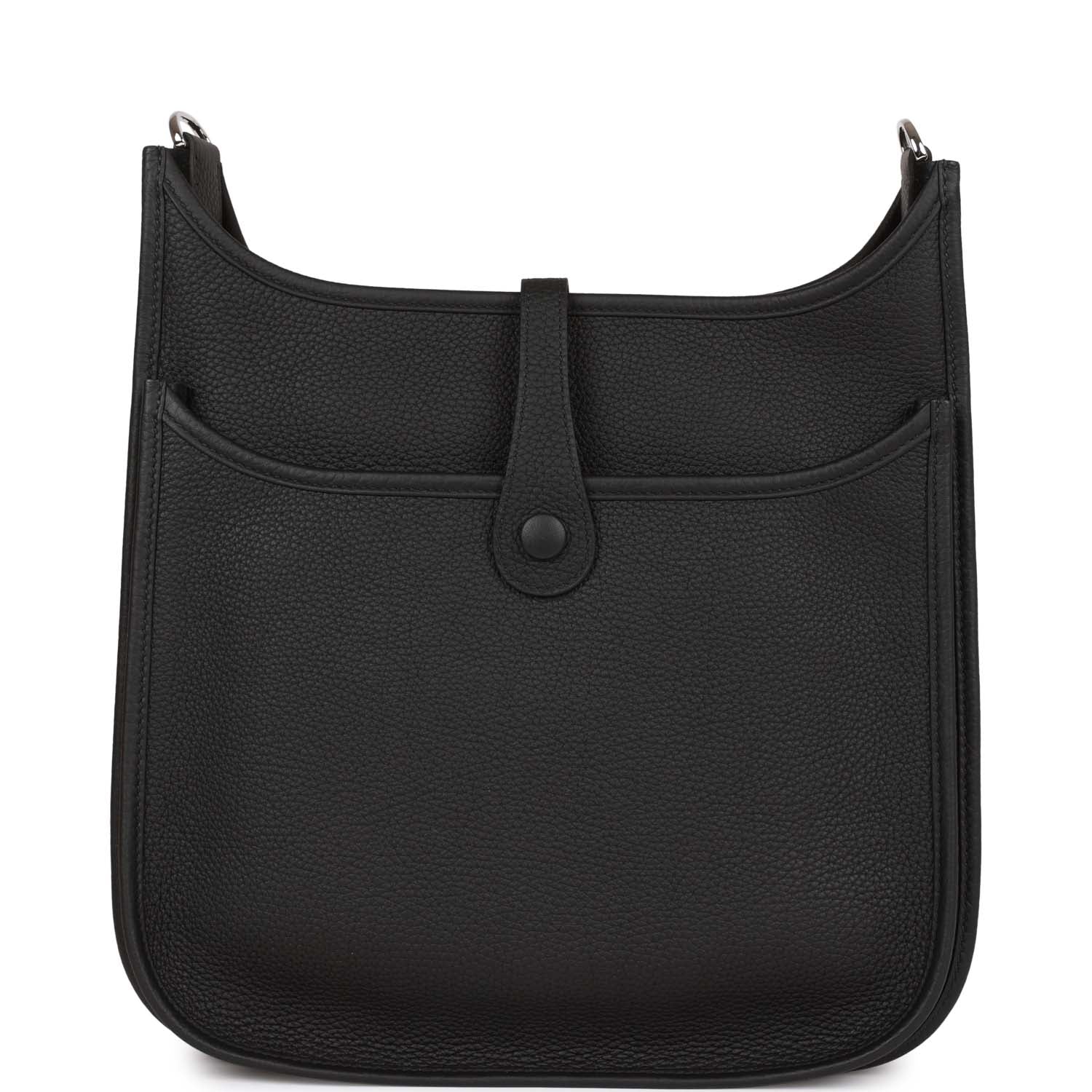 Hermes Evelyne III PM Black Clemence Palladium Hardware