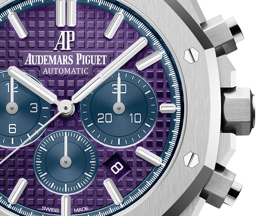 ROYAL OAK Plum purple dial CHRONOGRAPH 41mm