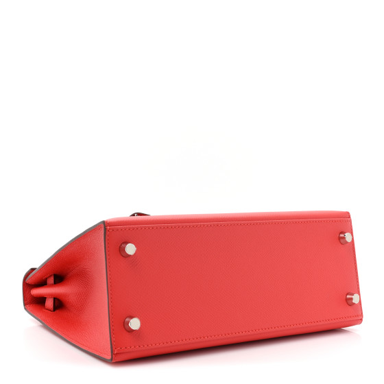 Epsom Kelly Sellier 25 Rouge Tomate