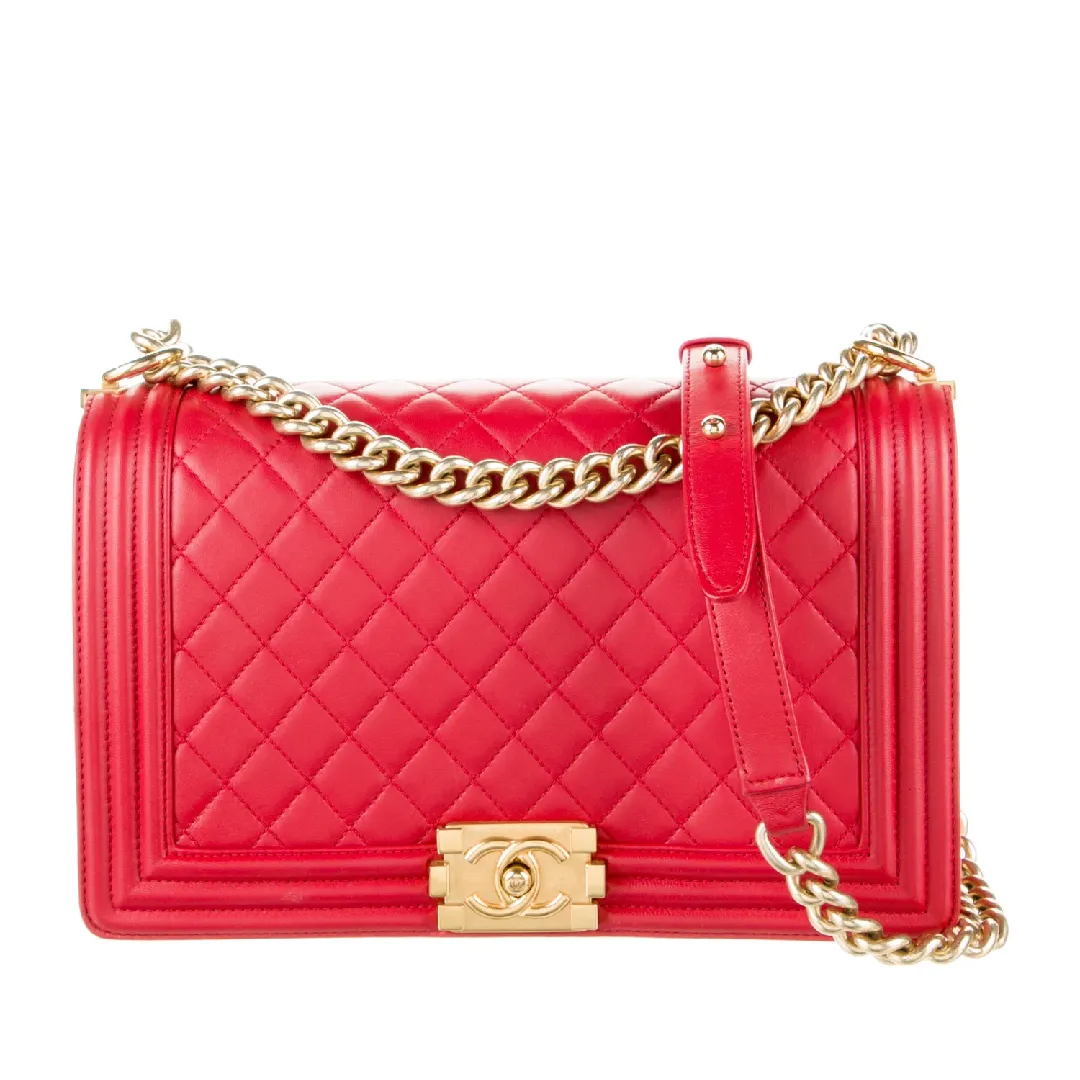 Medium Quilted Boy Bag