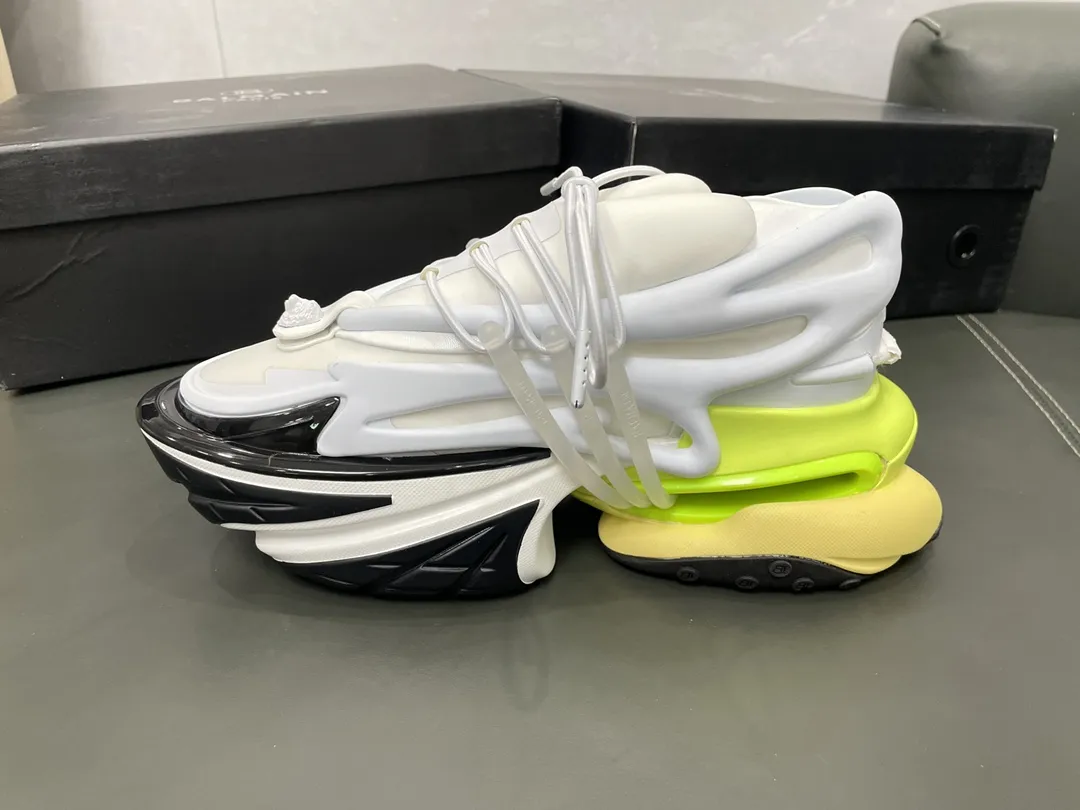 Bam man and women shoes heels 8cm white green