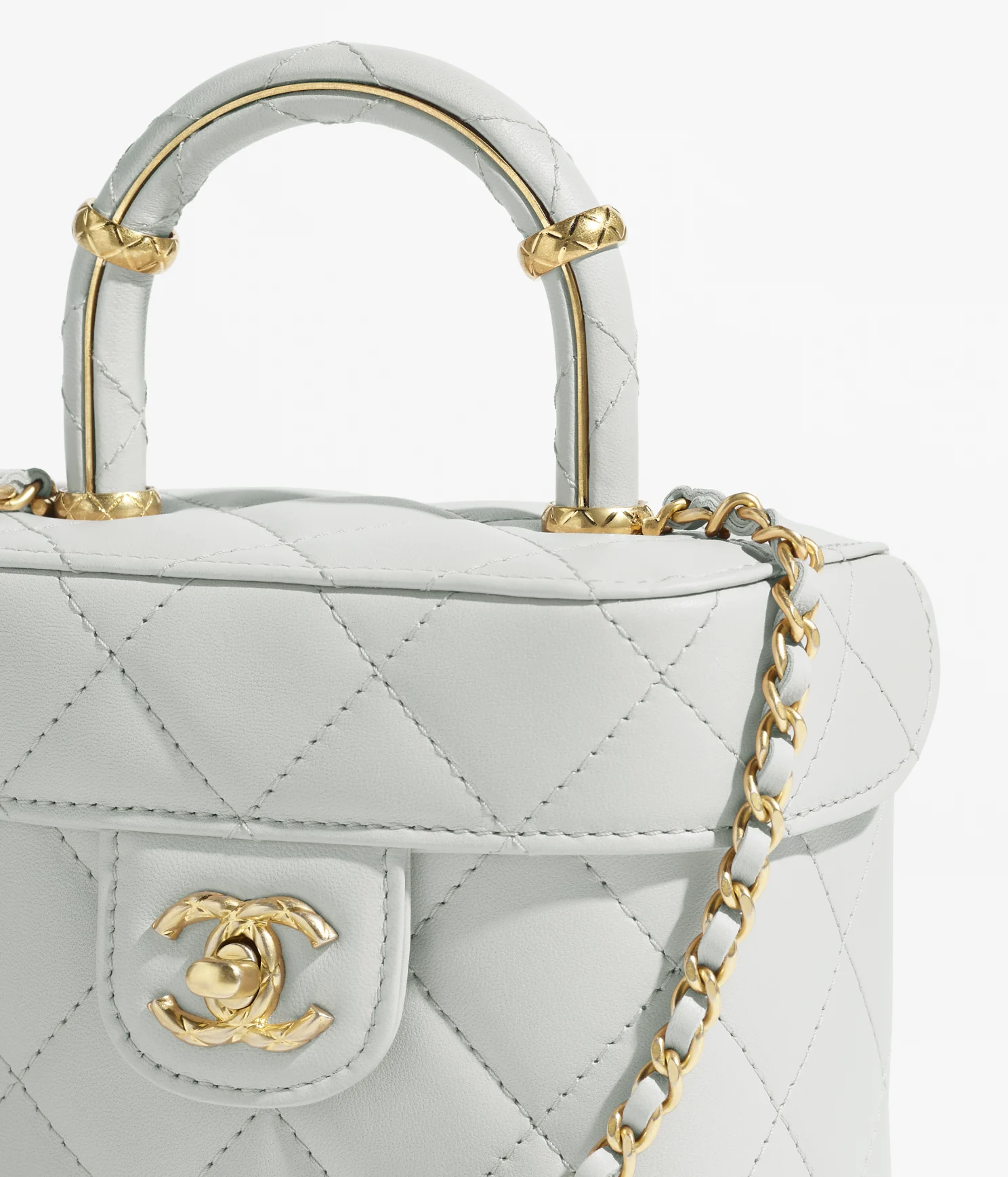 SMALL VANITY CASE-Light Blue