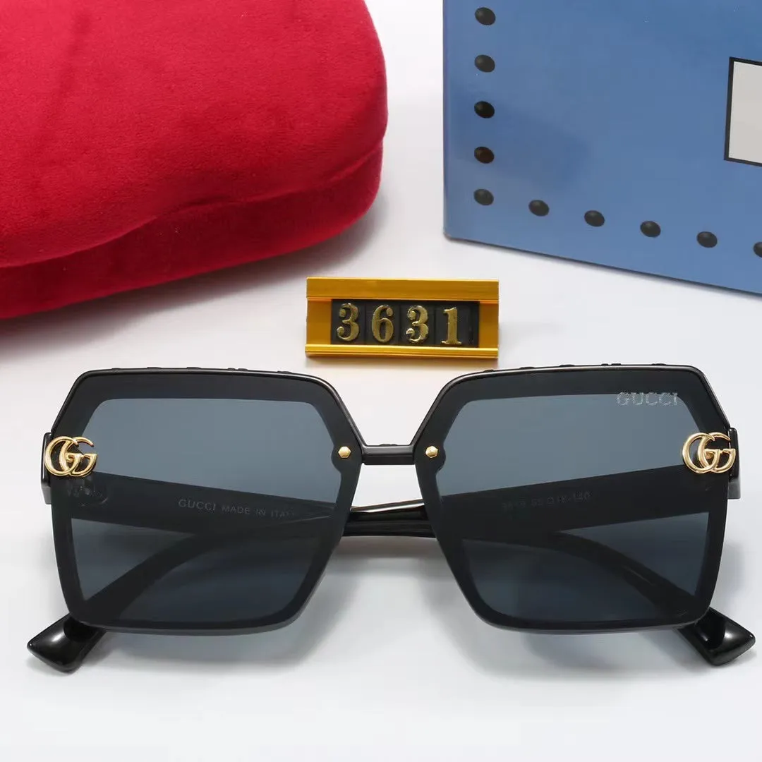 5-color fashionable GG letter sunglasses