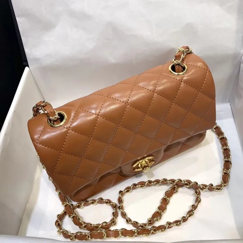 Chanel Lambskin 20Cm Class-Flap Bag 1116