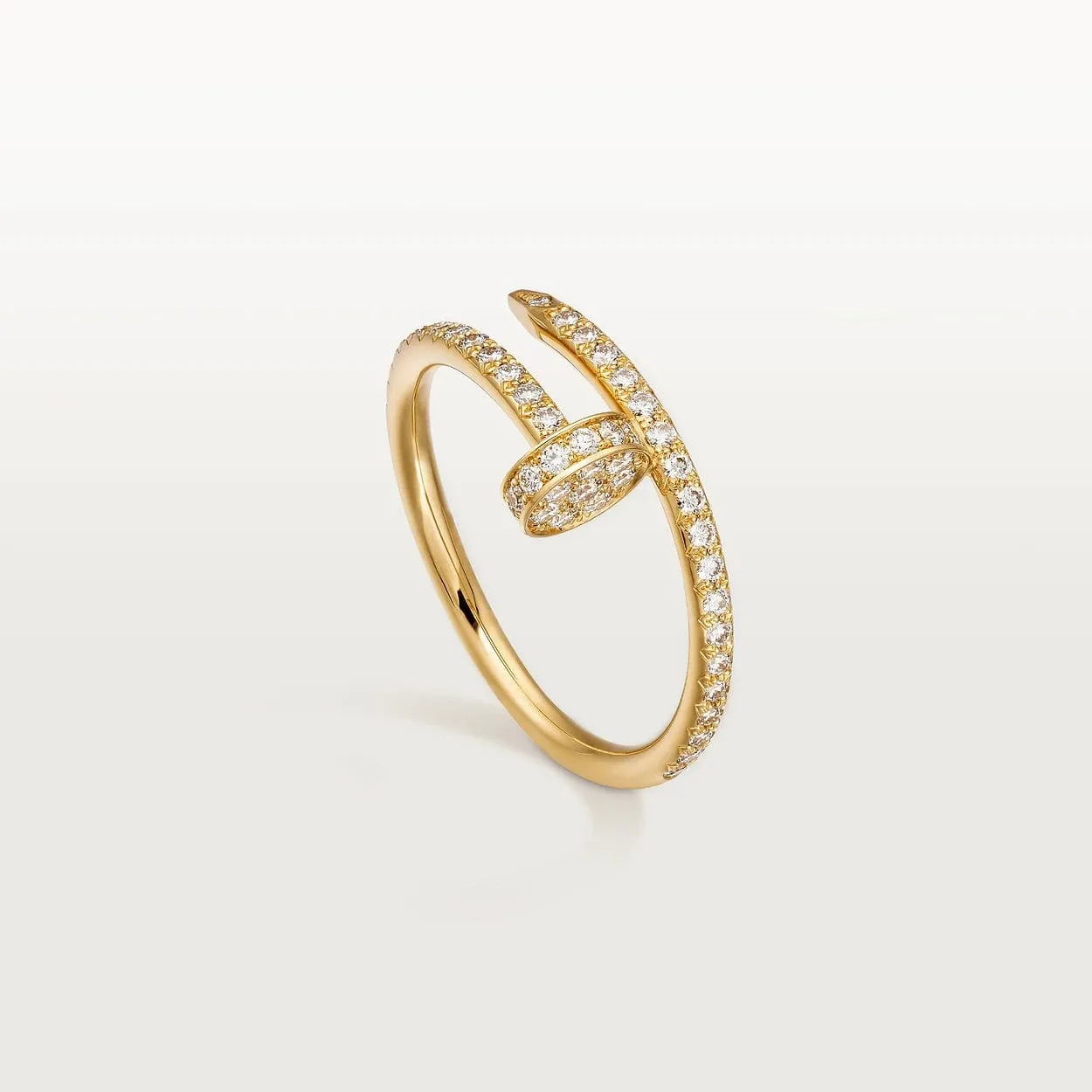 car Inspired Juste Un Clou Nail Ring-Diamond Paved
