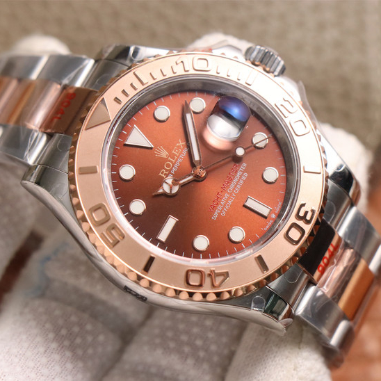 Yacht Master 1 Rose Goldmix ( Black & Brown Dial ) Stainless Steel 40mm