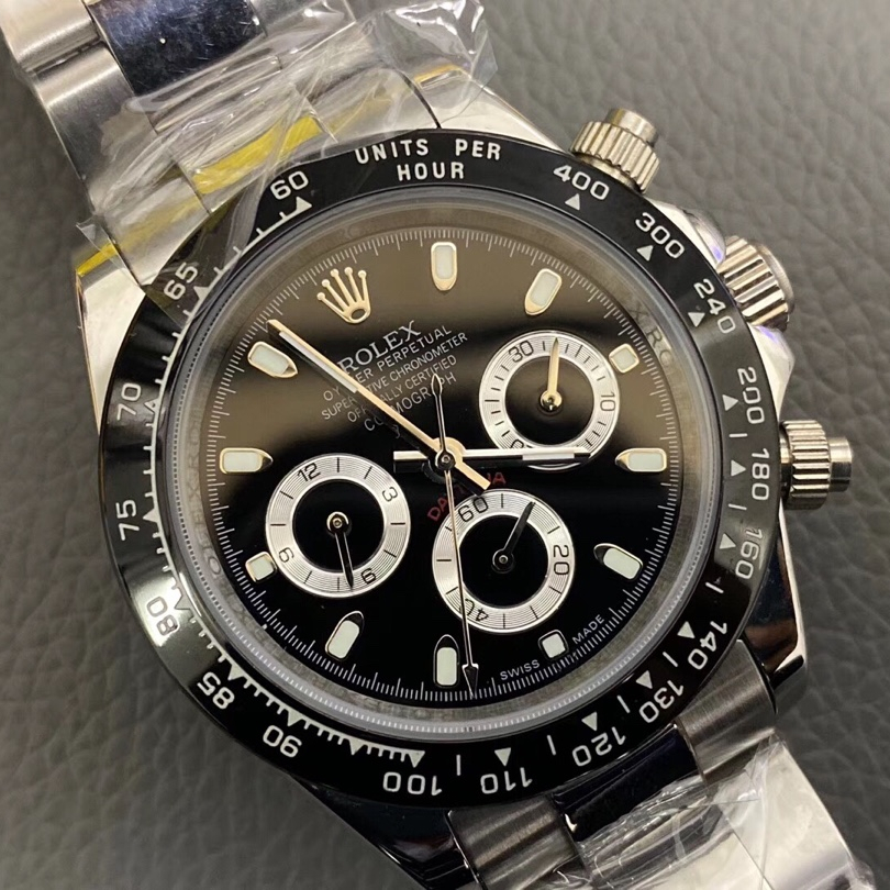 Daytona Siver Classic Panda Black & White Dial 40mm