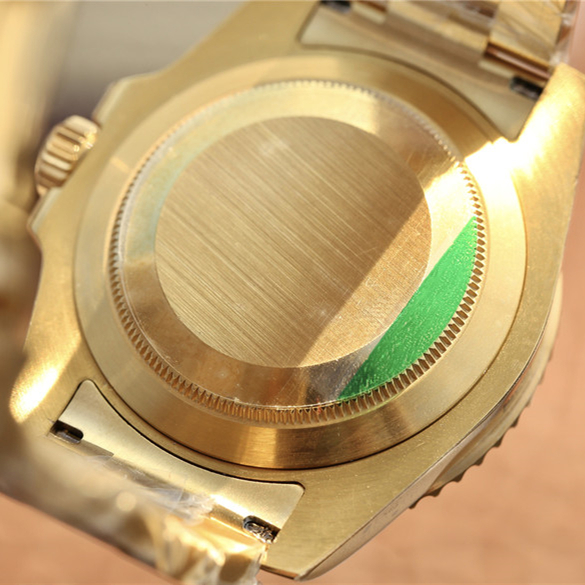 Submariner Golden Blue / Red Diamond Gold Dial 40mm