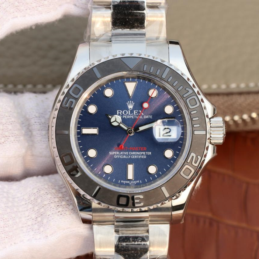 Yacht Master 1 ( Black & Blue Dial ) Stainless Steel 40mm