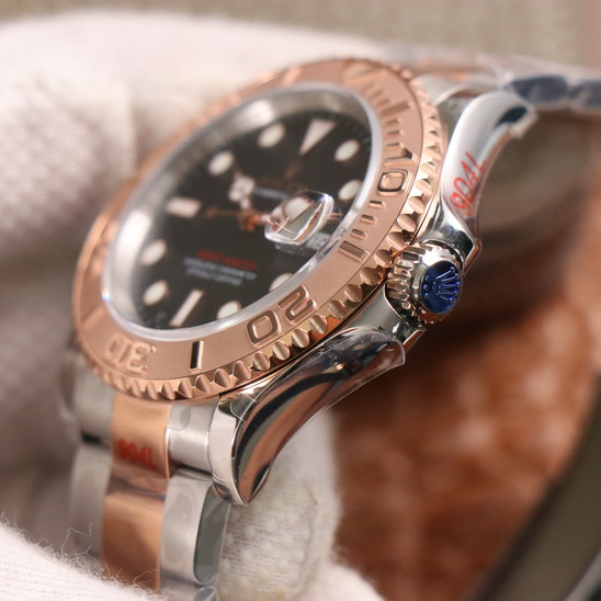 Yacht Master 1 Rose Goldmix ( Black & Brown Dial ) Stainless Steel 40mm