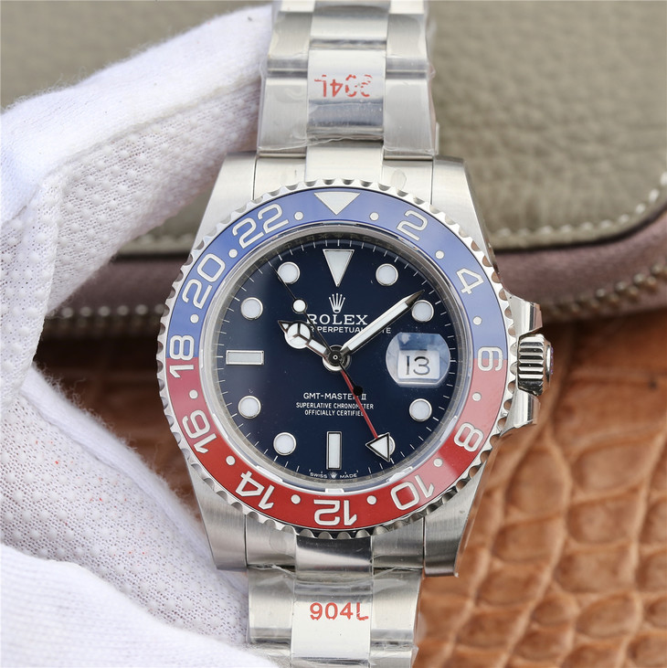GMT MASTER 2 PEPSI Blue Dial 40mm