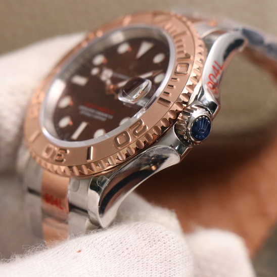 Yacht Master 1 Rose Goldmix ( Black & Brown Dial ) Stainless Steel 40mm