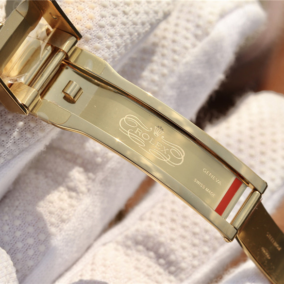 Submariner Golden Blue / Red Diamond Gold Dial 40mm