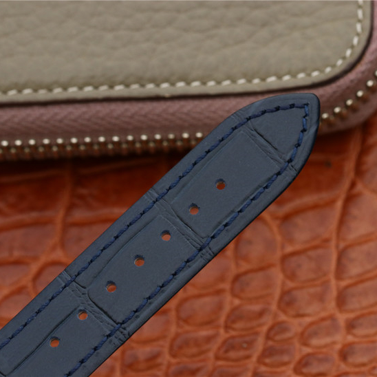 CELLINI TIME DATE Silver Blue Dial Blue Leather Strap 39mm