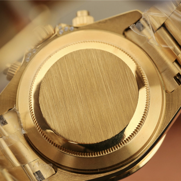 DAYTONA RAINBOW DIAMOND YELLOW GOLD STAINLESS STEEL 40mm