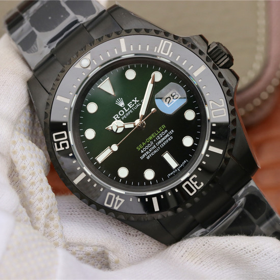 Sea Dweller Full Black Multiple Dial Color Options 43mm