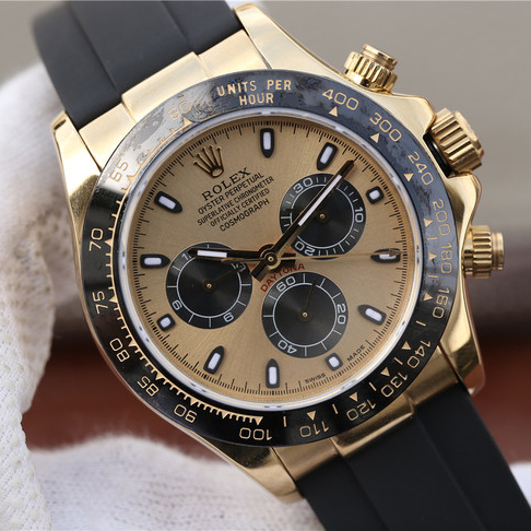 Daytona golden rubber style Multiple dial options 40mm